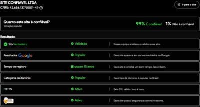 Site verificado e verdadeiro:3537com